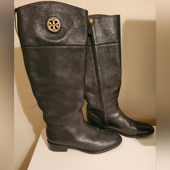 Tory Burch Shoes - Tory Burch Junction Leather Riding Boots
